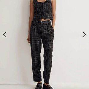 Madewell Corduroy Pull-On Tapered Pants "Dark Forest" Size Small/S